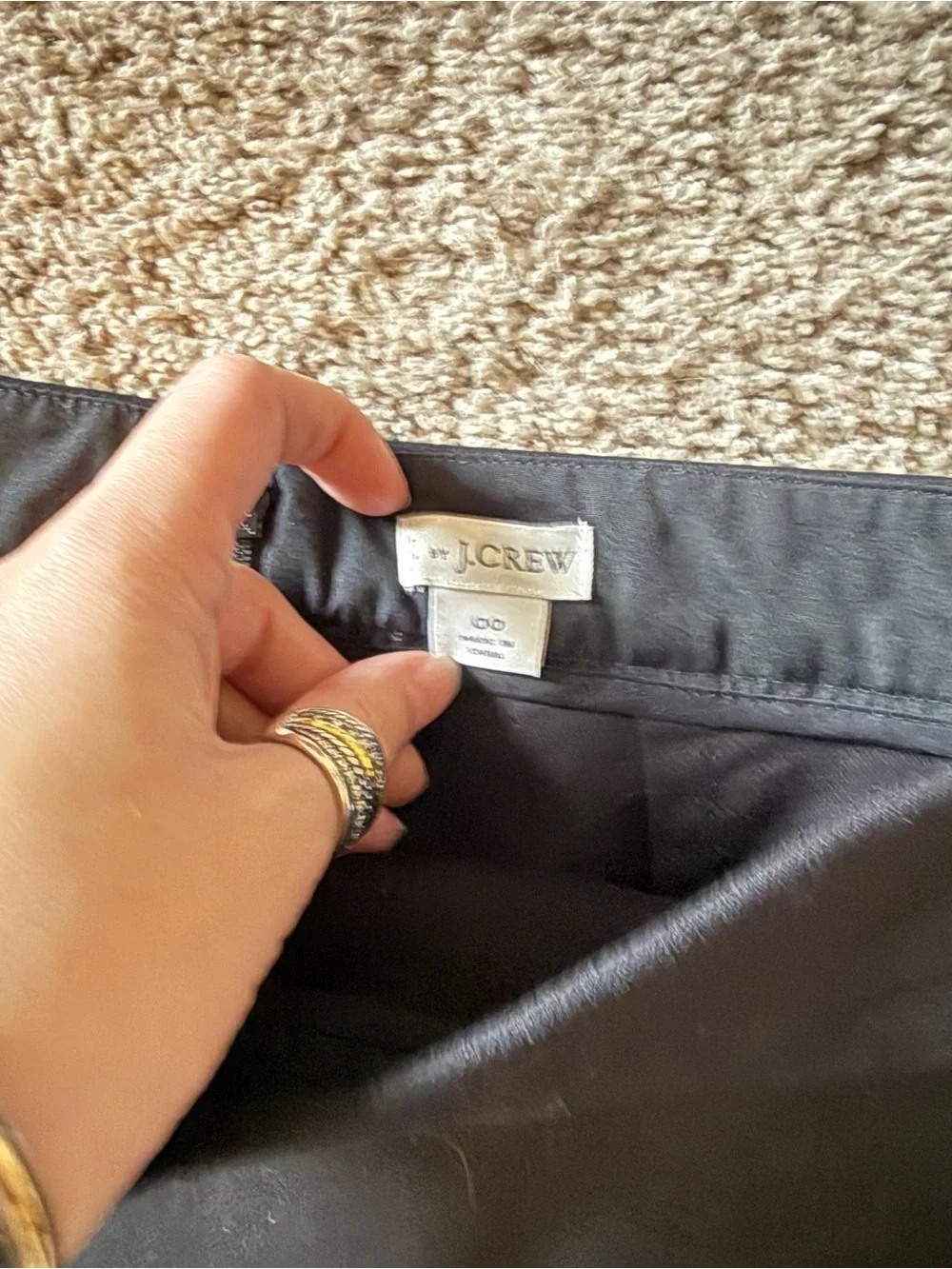 J. Crew Black Pencil Skirt